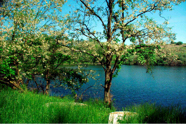 Club lake scenery